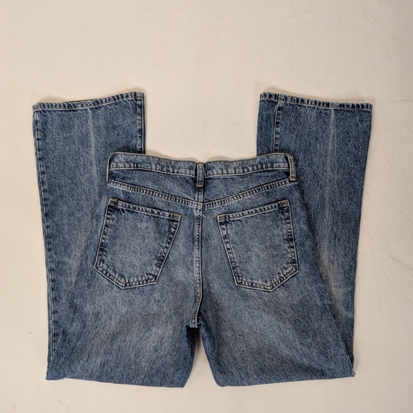 Banana Republic High Rise Relaxed Bootcut Faded Flare Medium Wash Fitted - Picture 5 of 6